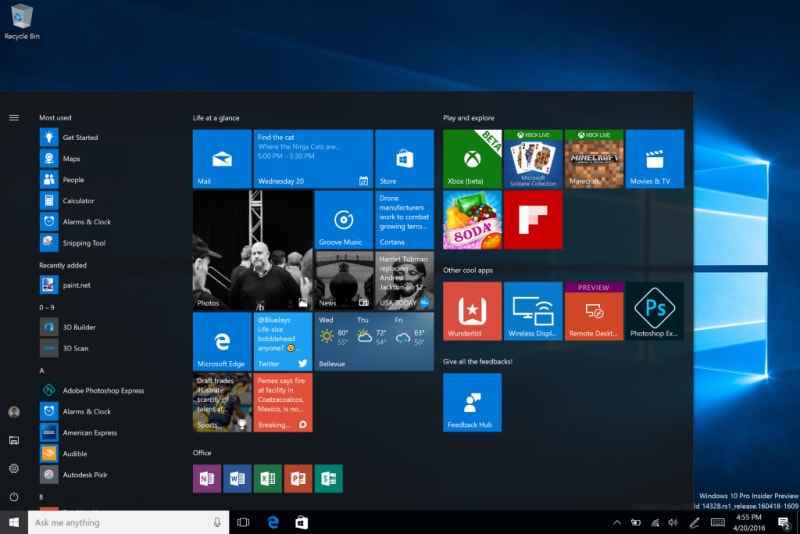 Windows 10: la pubblicità nel menu Start raddoppierà con l&#039;Anniversary Update