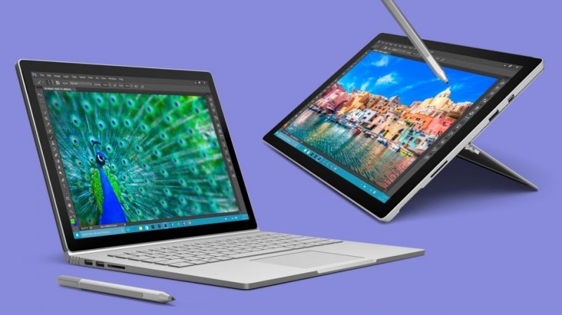 Nuovi firmware per Surface Book e Surface Pro 4: ecco le novità
