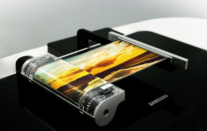 Samsung mostra il display pieghevole di Galaxy X (foto)