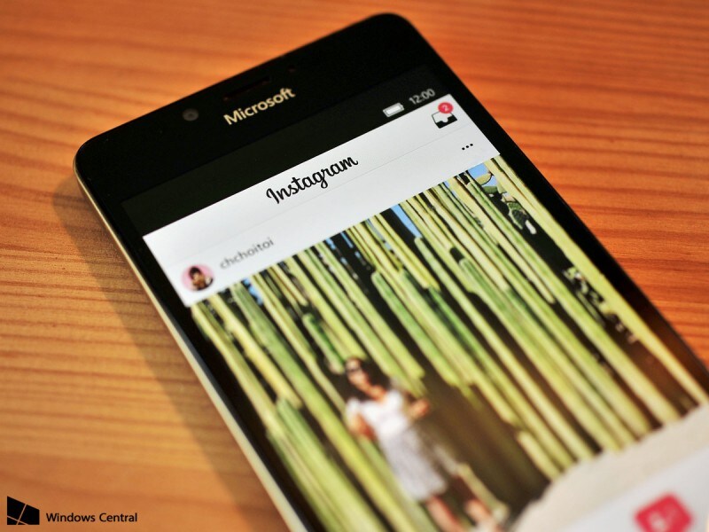 Instagram 8.0 rinnova logo e grafica anche su Windows 10 Mobile