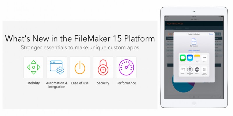 FileMaker, l&#039;app per fare app, adesso supporta Touch ID, 3D Touch ed estensioni