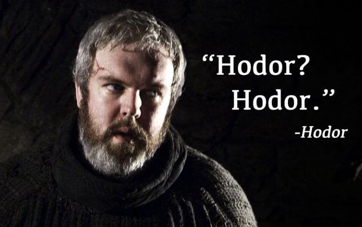 Aiutate Hodor a respingere l&#039;orda in Hold the Door, Throne Defense