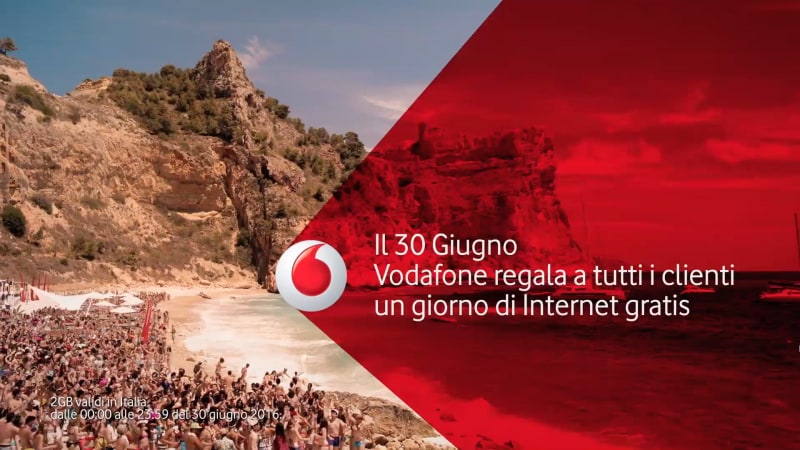 Internet gratis per tutti i clienti Vodafone il 30 giugno