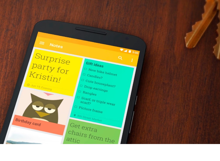 Google Keep si aggiorna con note in evidenza e scorciatoie per Android 7.1
