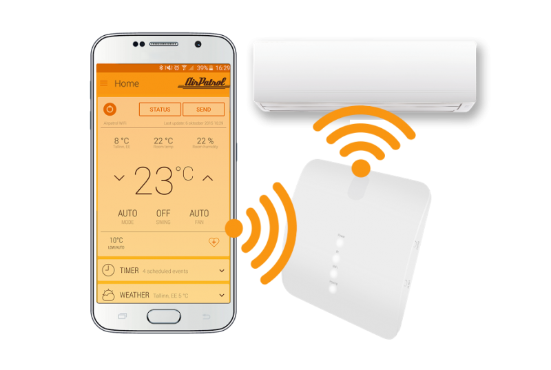 AirPatrol vi fa controllare qualsiasi climatizzatore con lo smartphone