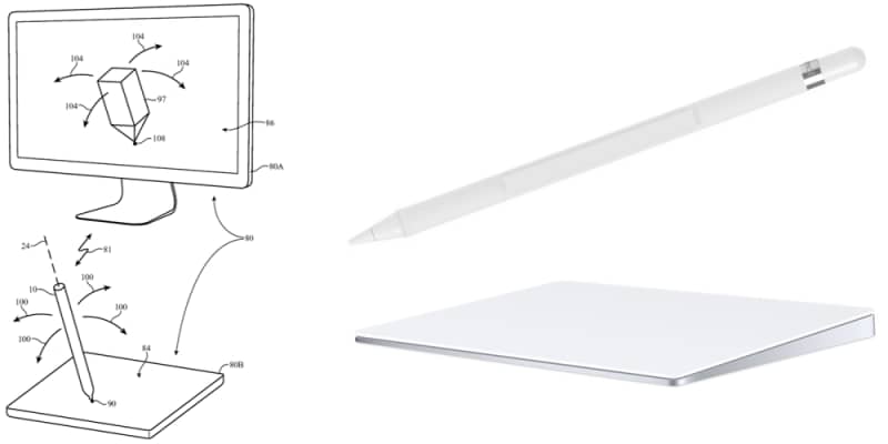Apple brevetta l&#039;utilizzo di Apple Pencil sul trackpad dei Mac