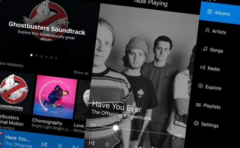 Groove Music si rifà il look su Android e iOS