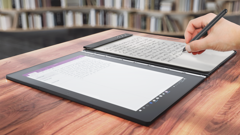 Lenovo Yoga Book è un rivoluzionario tablet che si crede un quaderno (foto e video)