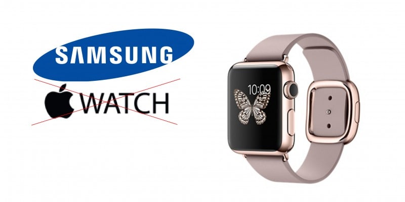Samsung brevetta cinturini intercambiabili... con immagini di Apple Watch! (foto)