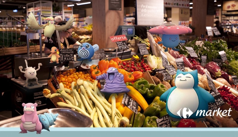 Anche Carrefour cavalca l&#039;onda di Pokémon GO