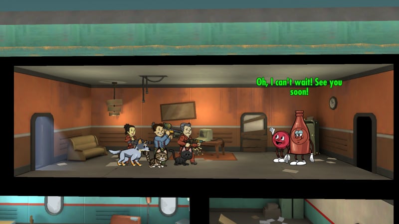Fallout Shelter si aggiorna con nuove missioni, nuovi obiettivi e con le mascotte ispirate a Nuka-World
