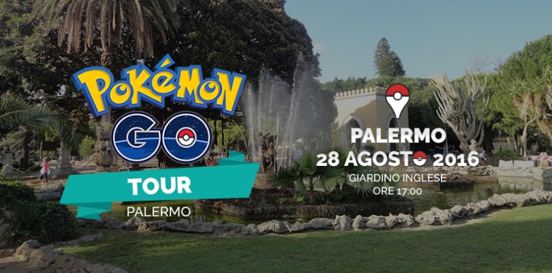 Pokémon GO Tour a Firenze, Bari, Cagliari e Palermo