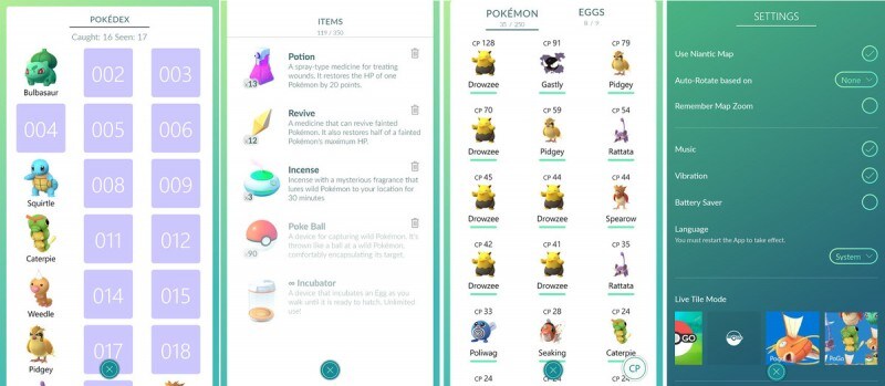 L&#039;app non ufficiale di Pokémon GO per Windows 10 Mobile riceve un ricco aggiornamento