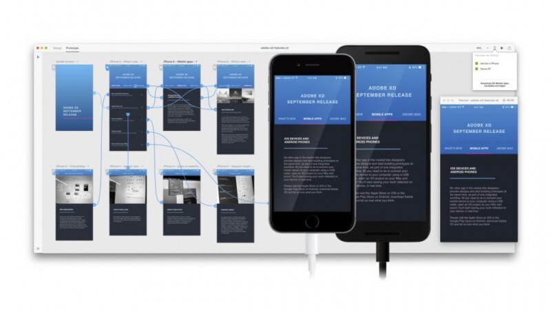 Adobe Experience Design CC introduce le preview su Android e iOS