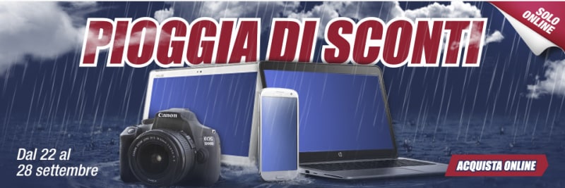 Sul sito di Trony una &quot;Pioggia di sconti&quot; su smartphone, notebook e TV