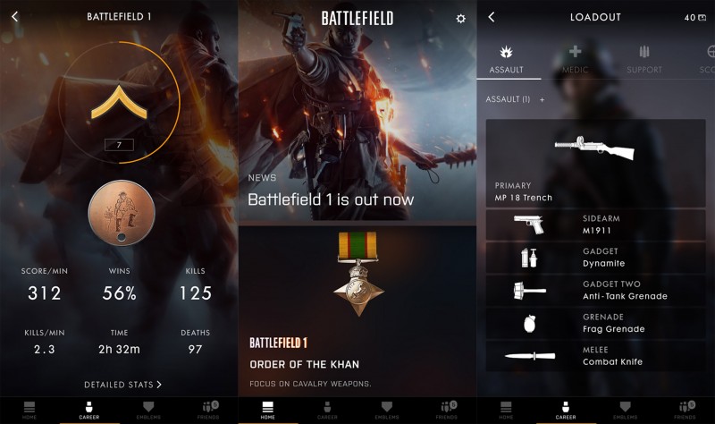 Disponibile la companion app dedicata a Battlefield 1 di EA