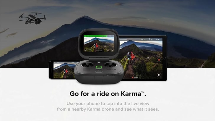 Il drone GoPro Karma accetta anche passeggeri