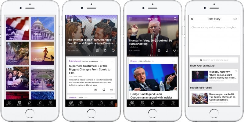 L&#039;app di Yahoo si trasforma in Newsroom, per leggere e discutere le notizie che più v&#039;interessano (foto e video)