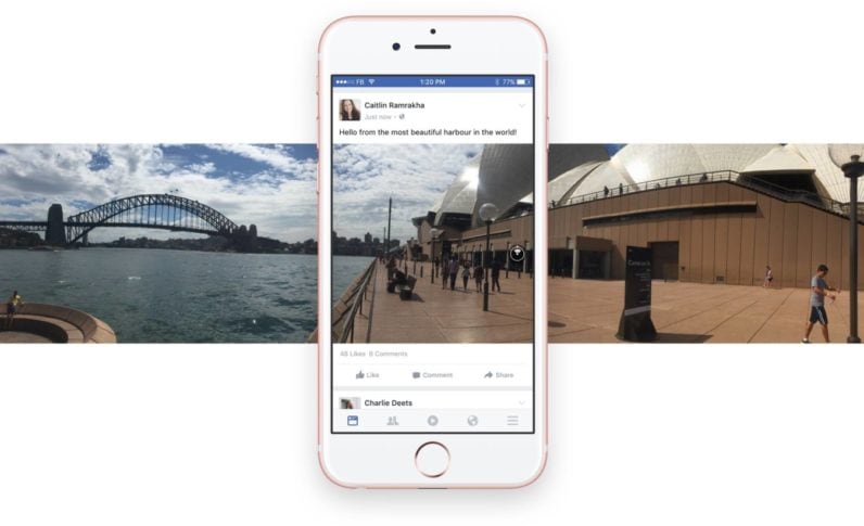 Foto e video a 360° su Facebook si migliorano con due novità