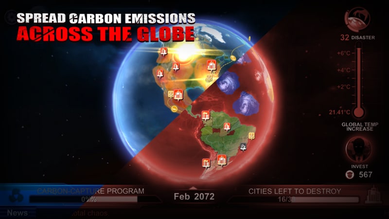 Carbon Warfare è un provocatorio strategico per Android e iOS incentrato sul riscaldamento globale (foto e video)
