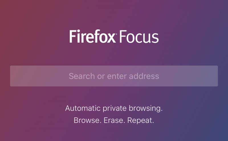 Firefox Focus, nuovo browser iOS per la navigazione privata e sicura
