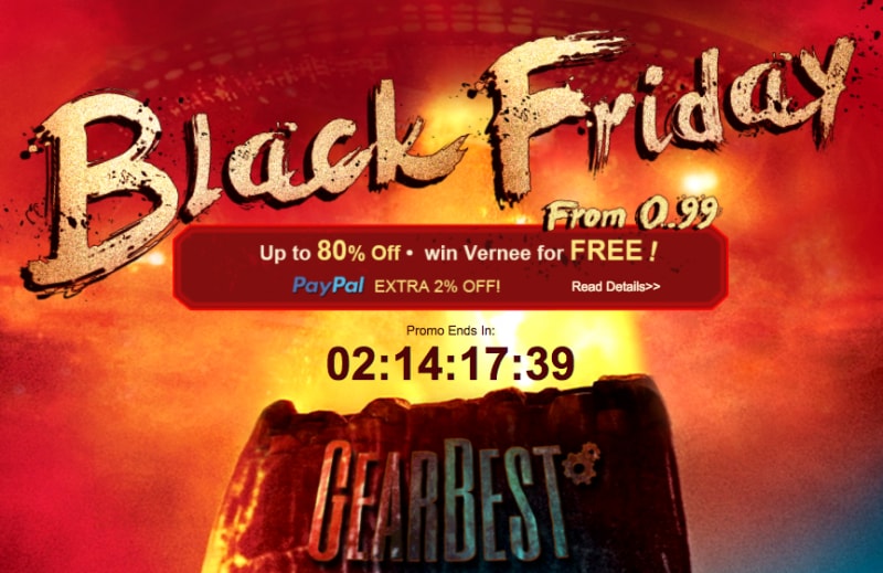 Black Friday GearBest esagerato: sconti fino all&#039;80%, su Xiaomi e tanto altro