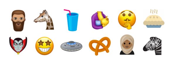 Ecco le prime emoji proposte per Unicode 10 (con vampiri, zombie, giraffe e tanto altro)
