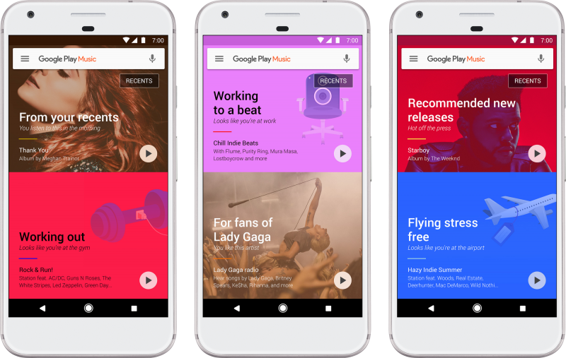 Google Play Music si rinnova completamente, sul web, su Android e su iOS (foto e download apk)