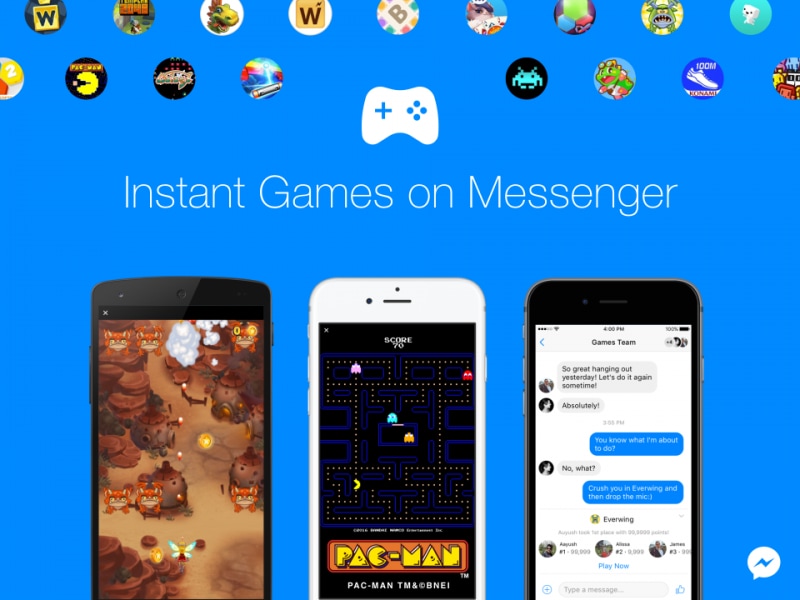 Su Facebook Messenger arrivano gli Instant Games: il gaming si fa social (foto)