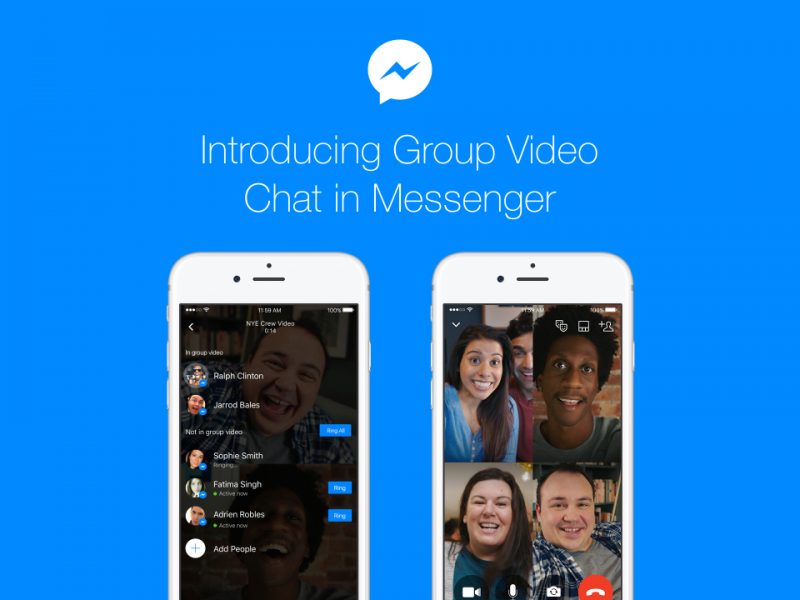 Facebook Messenger: arrivano le videochiamate di gruppo per Android e iOS