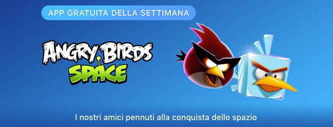 Angry Birds Space è l&#039;app gratis della settimana