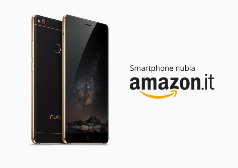 Gli smartphone Nubia in vendita ufficialmente su Amazon Italia