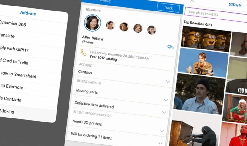 Outlook introduce gli add-on per app di terze parti