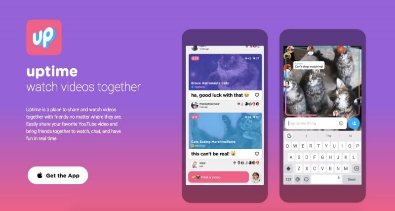 Uptime è la nuova app &quot;di Google&quot; per guardare insieme i video YouTube