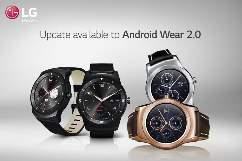 LG inizia ad aggiornare i suoi smartwatch ad Android Wear 2.0