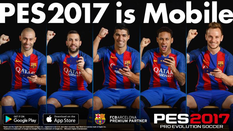 PES 2017 Mobile disponibile gratuitamente da oggi per Android e iOS! (foto e video)