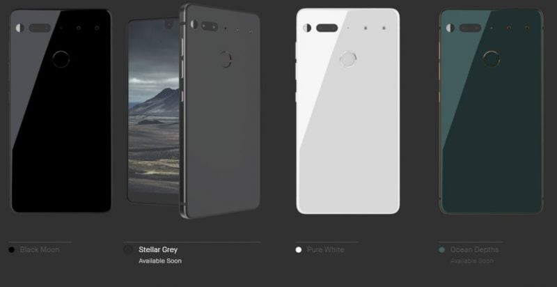 Essential Phone (PH-1) ufficiale: il primo smartphone di Andy Rubin è modulare e forse anche bello (foto)