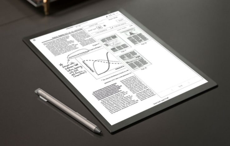 Sony ha lanciato un nuovo, enorme Kindle con stylus da 700$