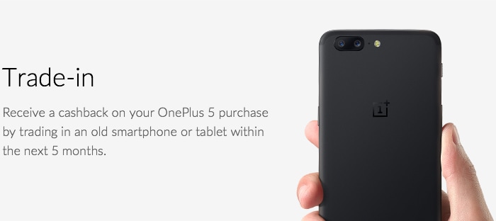 Volete uno sconto su OnePlus 5? Date indietro il vostro vecchio smartphone, col trade-in ufficiale!