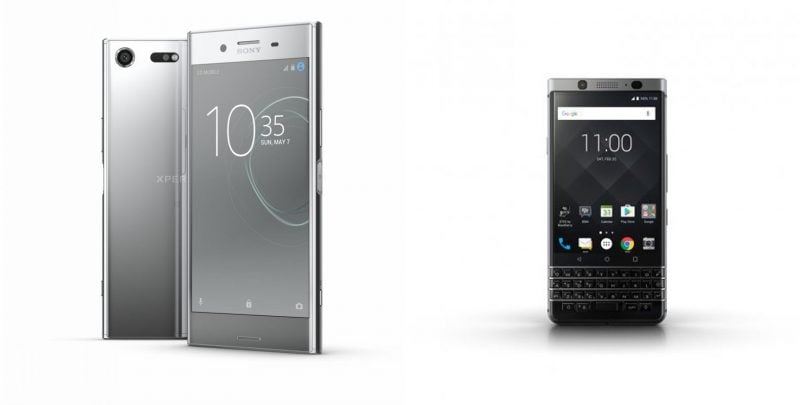 BlackBerry KEYone e Sony Xperia XZ Premium arrivano in Italia