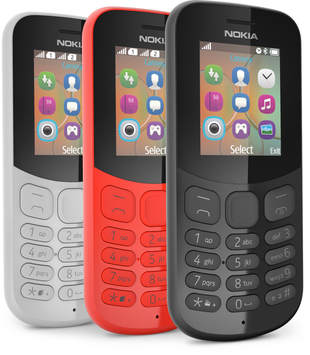 Nokia presenta 105 e 130, in versione 2017: due feature phone economici, con radio FM e Snake! (foto)