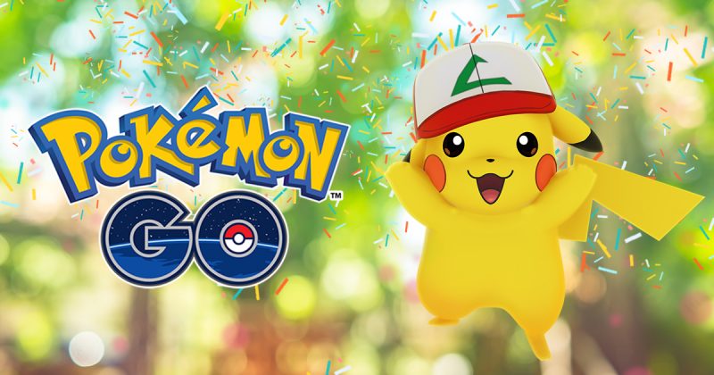 Niantic festeggia il primo anno di Pokémon GO con un Pikachu speciale