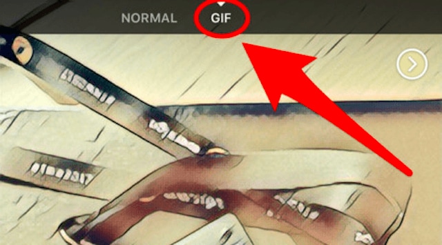Alcuni utenti possono creare GIF direttamente con la fotocamera di Facebook