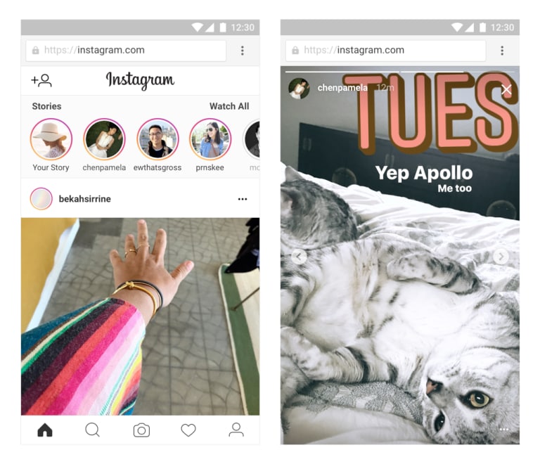 Le storie di Instagram stanno arrivando anche sulla versione web