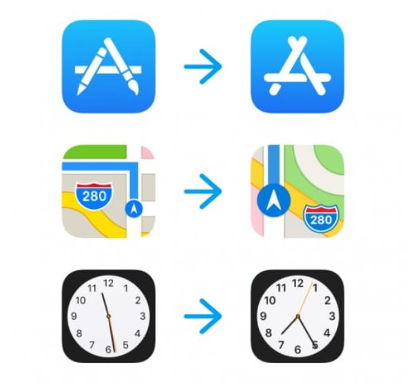 La nuova beta di iOS 11 nasconde nuove icone per Mappe, Orologio e Apple Store