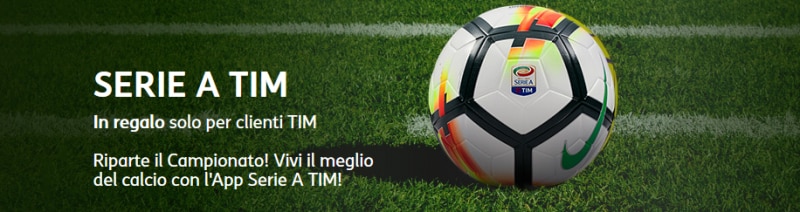 TIM regala i goal della Serie A di calcio a tutti i suoi clienti sino a fine anno