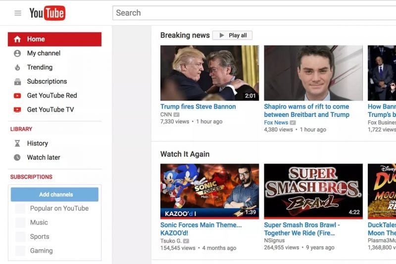 YouTube sempre più strumento di informazione: in arrivo la sezione &#039;Breaking News&#039; (foto)