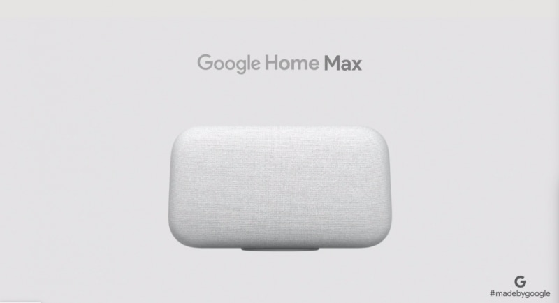 C&#039;è anche Google Home Max: uno &quot;spearkerone&quot; da 399 dollari dedicato agli audiofili