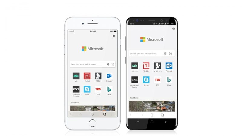 Microsoft Edge sta arrivando per iOS ed Android, per aiutarvi a passare fra PC e smartphone