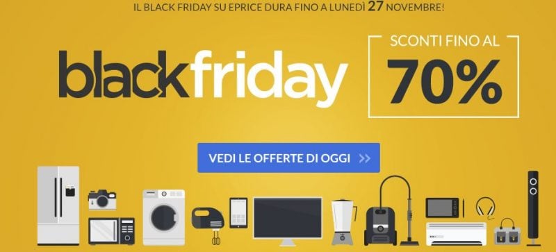 Niente giochi per il Black Friday di ePRICE: solo sconti fino al 70% su tutti questi prodotti!